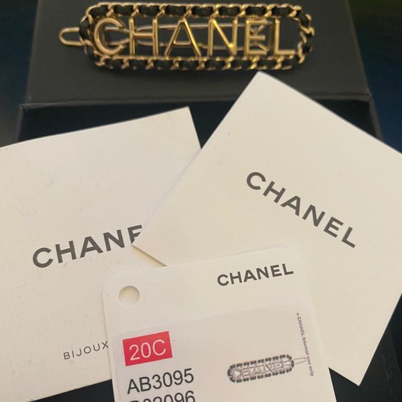 Authentic CHANEL 20C HAIR CLIP BARRETTE NEW IN BOX - Picture 7 of 8